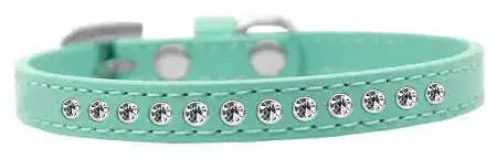 Clear-Crystal-Size-10-Aqua-Puppy-Collar-GreatEagleInc-333856999