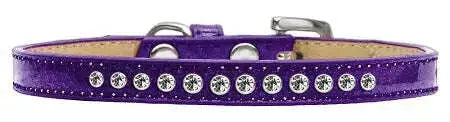Clear-Crystal-Size-14-Purple-Puppy-Ice-Cream-Collar-GreatEagleInc-319629699