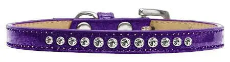 Clear-Crystal-Size-14-Purple-Puppy-Ice-Cream-Collar-GreatEagleInc-319629699