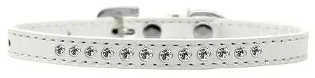 Clear-Crystal-Size-14-White-Puppy-Collar-GreatEagleInc-319643395