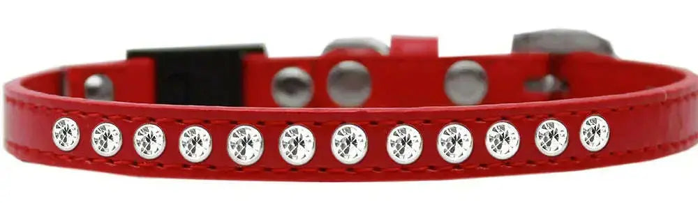 Clear-Jewel-Breakaway-Cat-Collar-Red-Size-10-GreatEagleInc-334284829