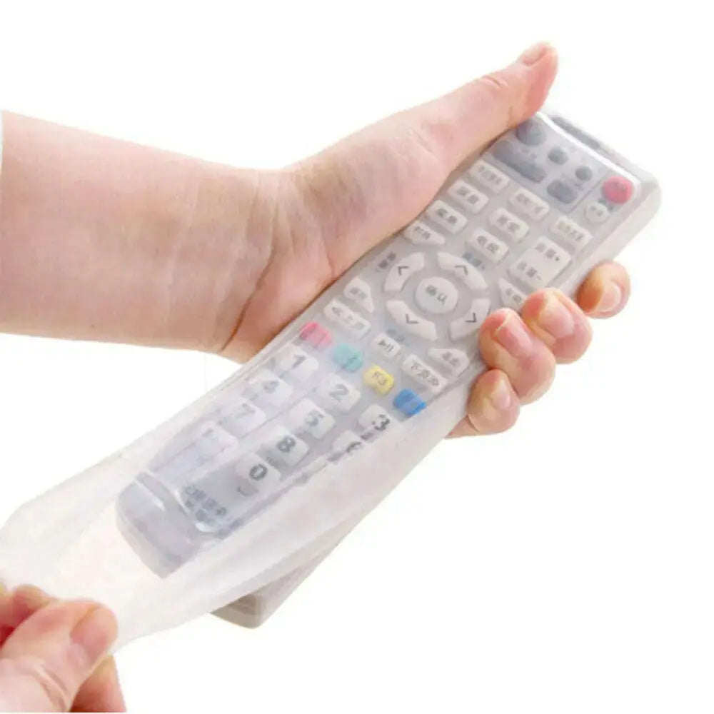 Clear-TV-Air-Condition-Remote-Controller-Silicone-Protector-Case-Cover-Skin-Waterproof-Pouch-Bags-GreatEagleInc-334000514