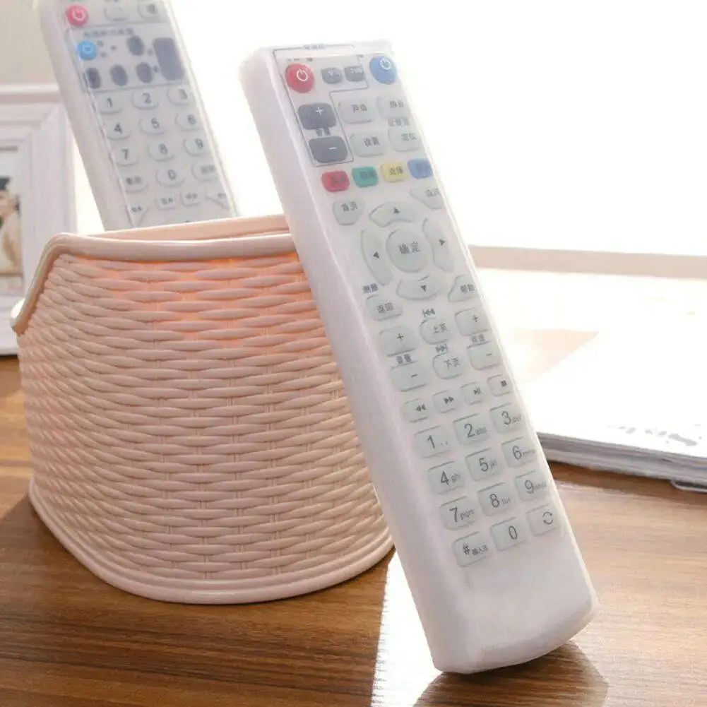 Clear-TV-Air-Condition-Remote-Controller-Silicone-Protector-Case-Cover-Skin-Waterproof-Pouch-Bags-GreatEagleInc-334000764