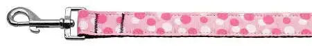 Confetti-Dots-Nylon-Collar-Light-Pink-1-Wide-4ft-Lsh-GreatEagleInc-318764350