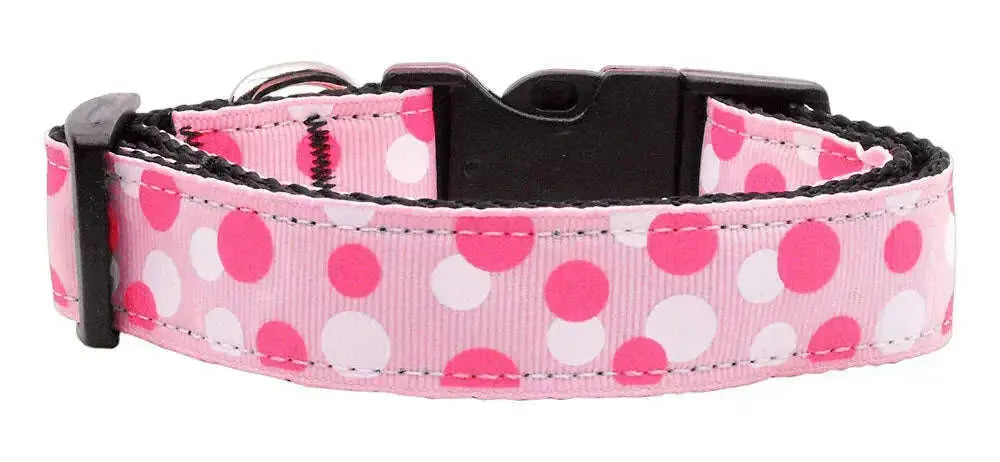 Confetti-Dots-Nylon-Collar-Light-Pink-Medium-GreatEagleInc-318838457