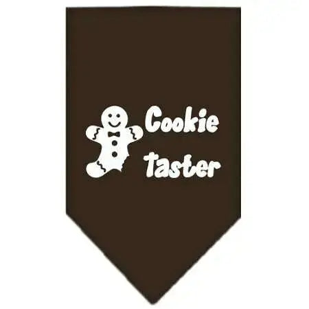 Cookie-Taster-Screen-Print-Bandana-Cocoa-Small-GreatEagleInc-333818482