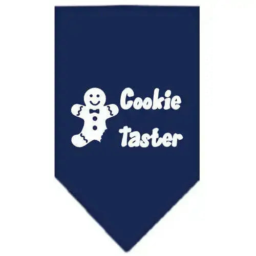 Cookie-Taster-Screen-Print-Bandana-Navy-Blue-Small-GreatEagleInc-333836097
