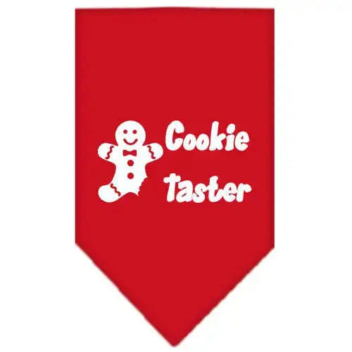Cookie-Taster-Screen-Print-Bandana-Red-Large-GreatEagleInc-333836219