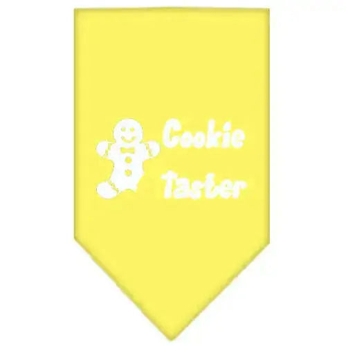 Cookie-Taster-Screen-Print-Bandana-Yellow-Large-GreatEagleInc-333836170