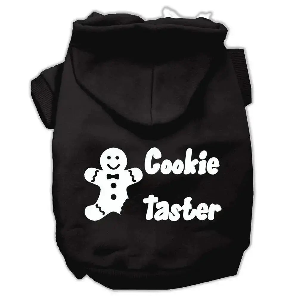 Cookie-Taster-Screen-Print-Pet-Hoodies-Black-Size-Lg-GreatEagleInc-319399513