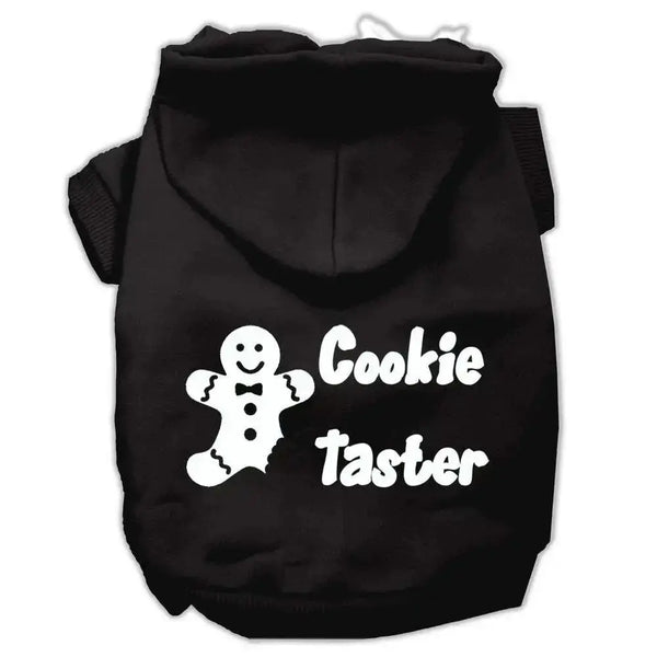 Cookie-Taster-Screen-Print-Pet-Hoodies-Black-Size-Lg-GreatEagleInc-319399513