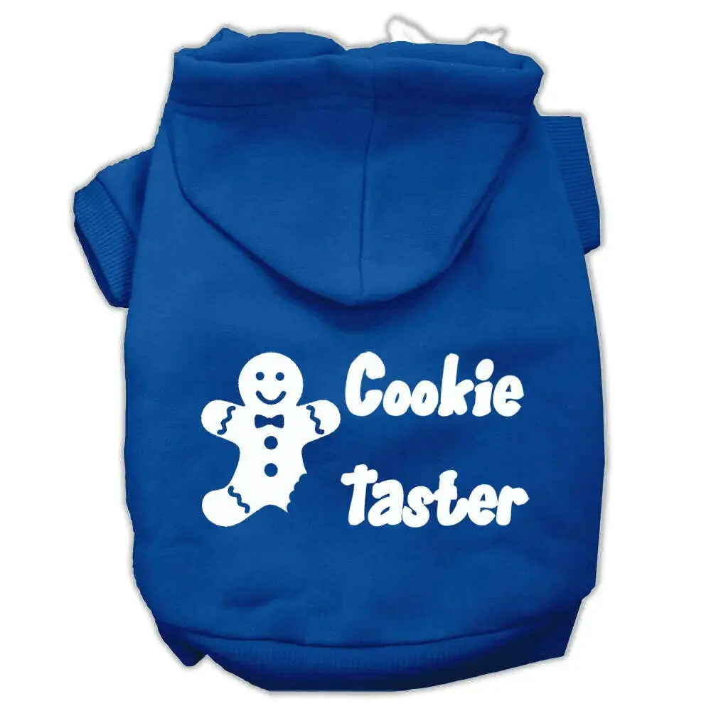 Cookie-Taster-Screen-Print-Pet-Hoodies-Blue-Size-Med-GreatEagleInc-319398566