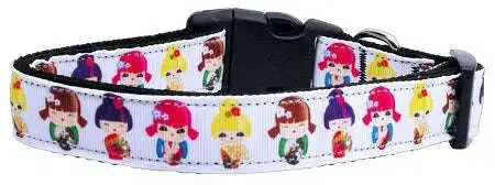 Crazy-For-Kimonos-Nylon-Dog-Collar-Medium-Narrow-GreatEagleInc-318477325