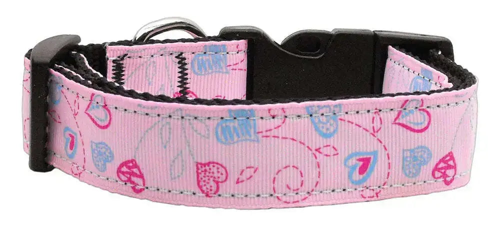 Crazy-Hearts-Nylon-Collars-Light-Pink-Xs-GreatEagleInc-318899965