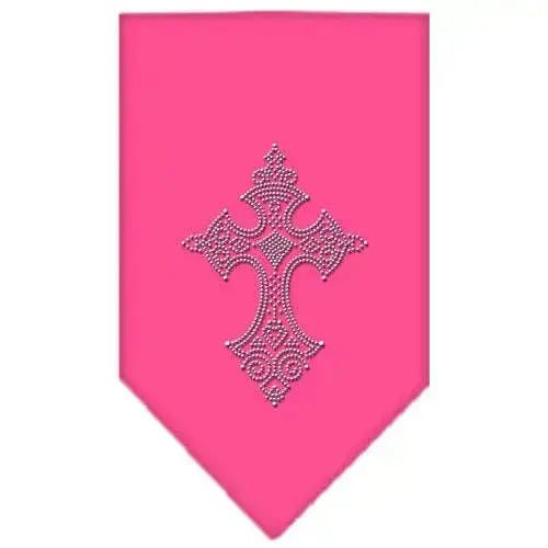 Cross-Rhinestone-Bandana-Bright-Pink-Small-GreatEagleInc-318990492