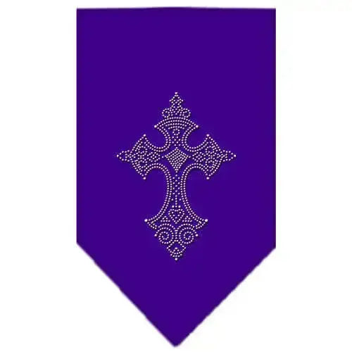 Cross-Rhinestone-Bandana-Purple-Large-GreatEagleInc-318989897