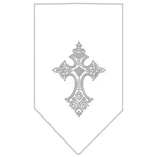 Cross-Rhinestone-Bandana-White-Large-GreatEagleInc-318990136