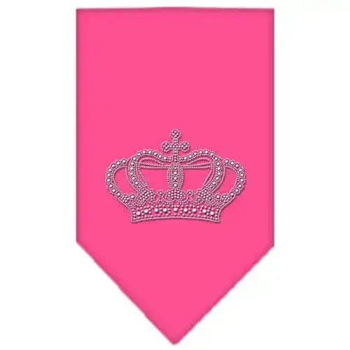 Crown-Rhinestone-Bandana-Bright-Pink-Large-GreatEagleInc-319322775