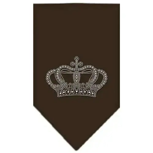 Crown-Rhinestone-Bandana-Cocoa-Small-GreatEagleInc-318992025