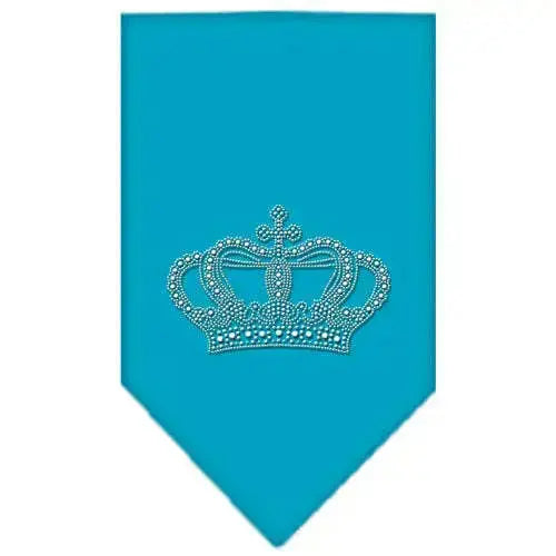 Crown-Rhinestone-Bandana-Turquoise-Small-GreatEagleInc-318992764