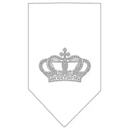 Crown-Rhinestone-Bandana-White-Small-GreatEagleInc-318992886