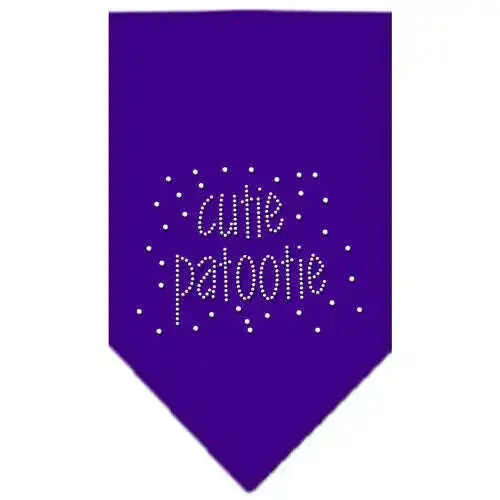 Cutie-Patootie-Rhinestone-Bandana-Purple-Large-GreatEagleInc-318584481