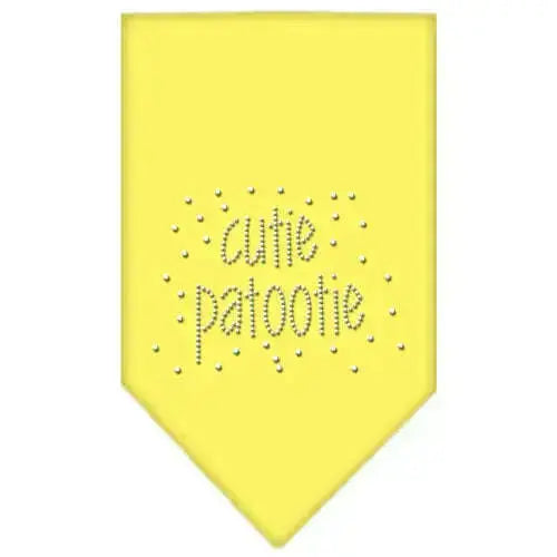 Cutie-Patootie-Rhinestone-Bandana-Yellow-Large-GreatEagleInc-318993573