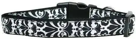 Damask-Black-Nylon-Dog-Collar-Xl-GreatEagleInc-320023126