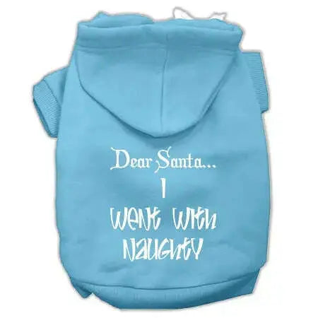 Dear-Santa-I-Went-With-Naughty-Screen-Print-Pet-Hoodies-Baby-Blue-Size-Lg-GreatEagleInc-333714543