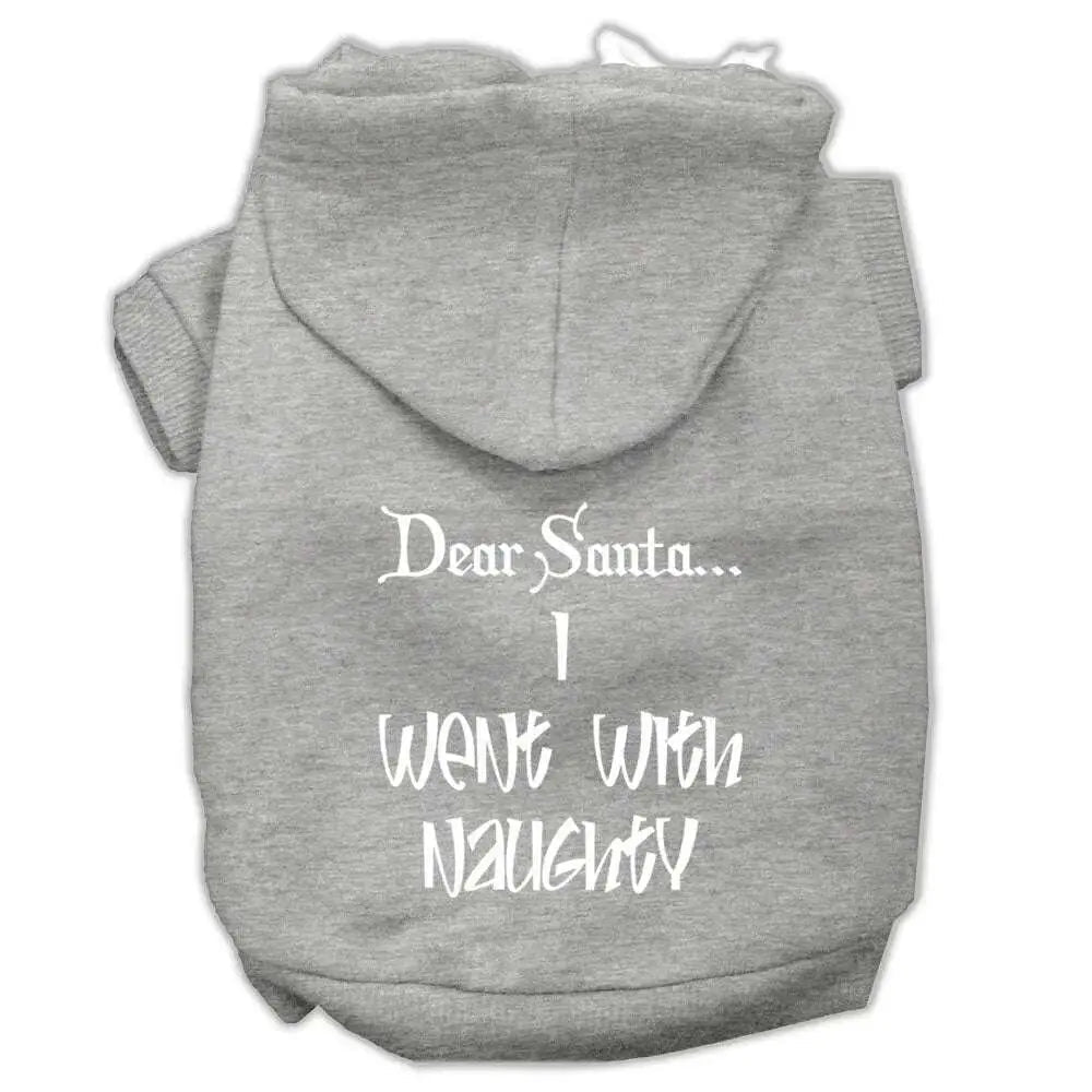 Dear-Santa-I-Went-With-Naughty-Screen-Print-Pet-Hoodies-Grey-Size-Sm-GreatEagleInc-333713645