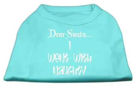 Dear-Santa-I-Went-With-Naughty-Screen-Print-Shirts-Aqua-Xl-GreatEagleInc-333708177