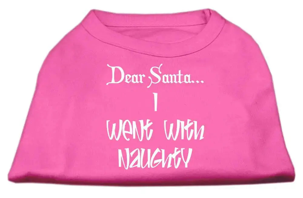 Dear-Santa-I-Went-With-Naughty-Screen-Print-Shirts-Bright-Pink-Xxl-GreatEagleInc-318854447