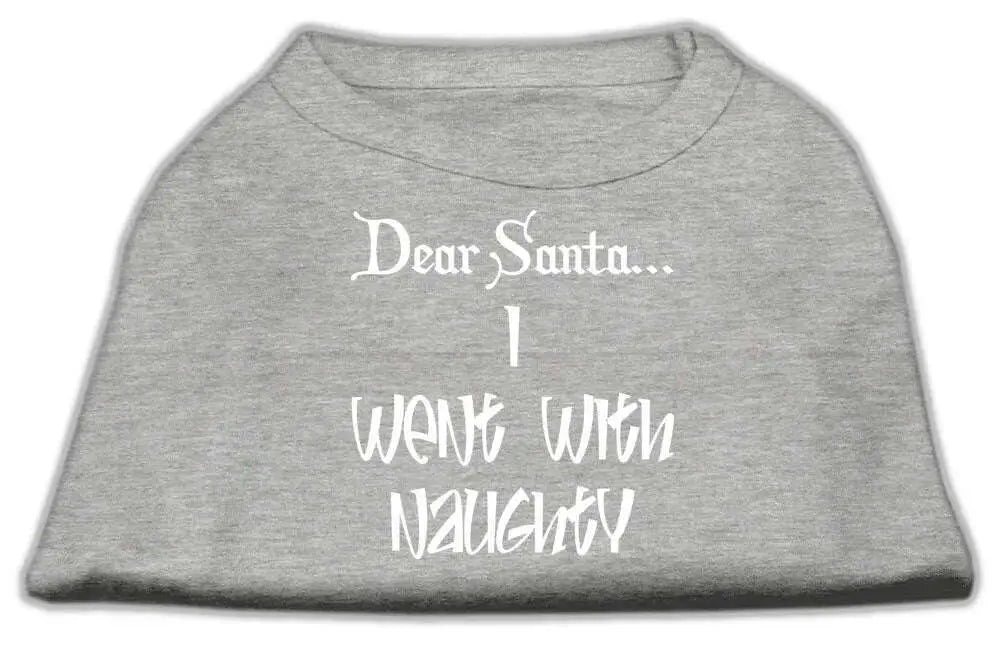 Dear-Santa-I-Went-With-Naughty-Screen-Print-Shirts-Grey-Xl-GreatEagleInc-333707934