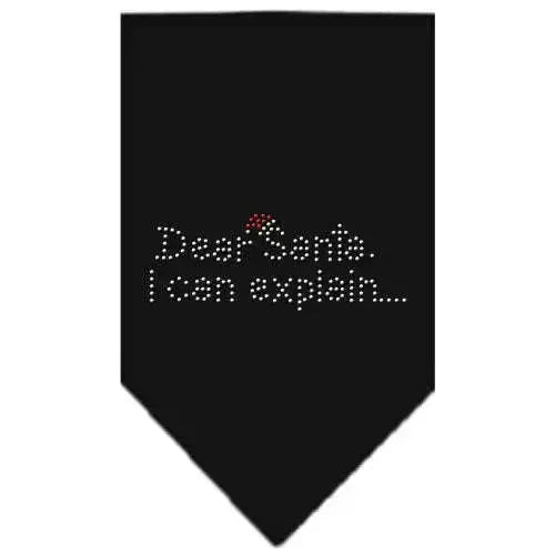 Dear-Santa-Rhinestone-Bandana-Black-Large-GreatEagleInc-319050691