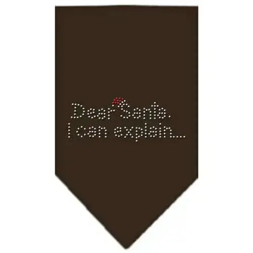 Dear-Santa-Rhinestone-Bandana-Cocoa-Small-GreatEagleInc-319049246