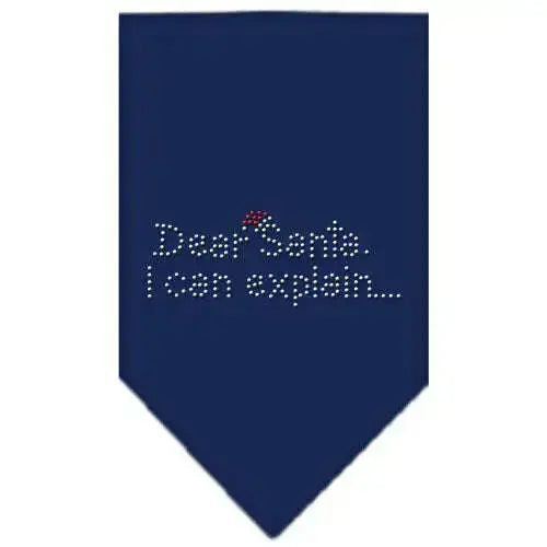 Dear-Santa-Rhinestone-Bandana-Navy-Blue-Large-GreatEagleInc-319050193