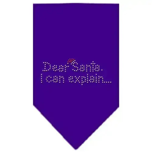 Dear-Santa-Rhinestone-Bandana-Purple-Large-GreatEagleInc-319049988
