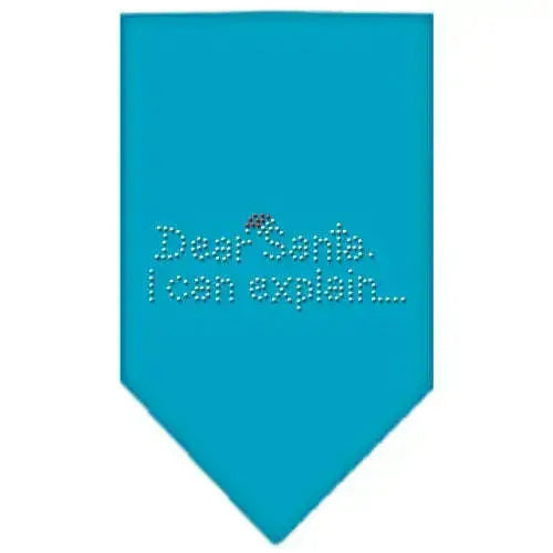 Dear-Santa-Rhinestone-Bandana-Turquoise-Large-GreatEagleInc-319049714