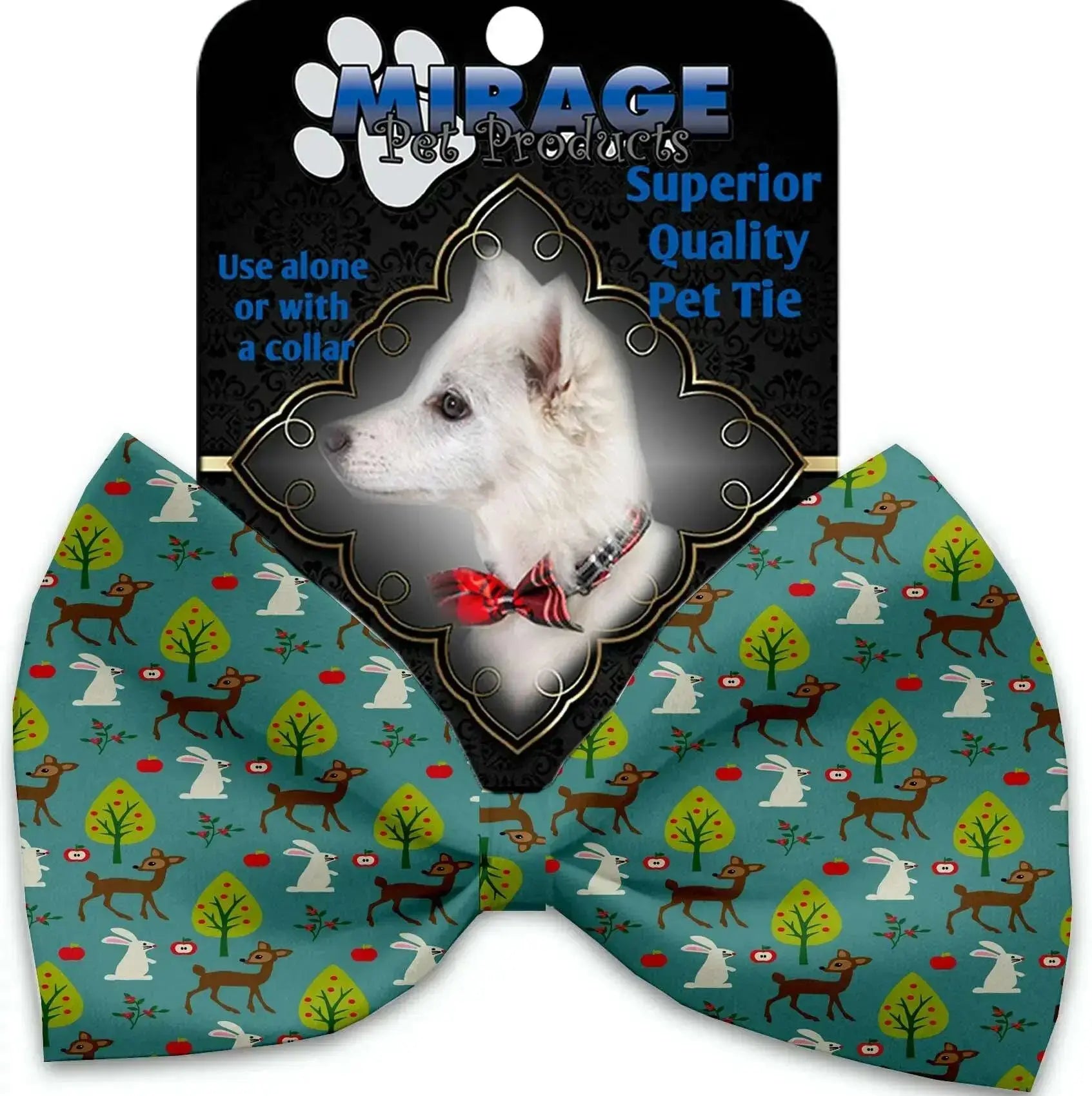 Dearest-Deer-Pet-Bow-Tie-Collar-Accessory-With-Velcro-GreatEagleInc-318893013