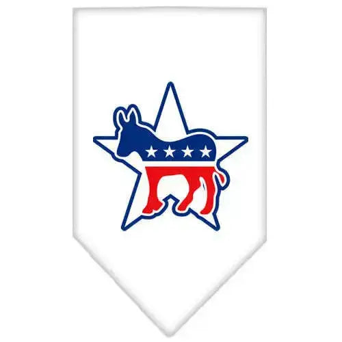 Democrat-Screen-Print-Bandana-White-Large-GreatEagleInc-333819076