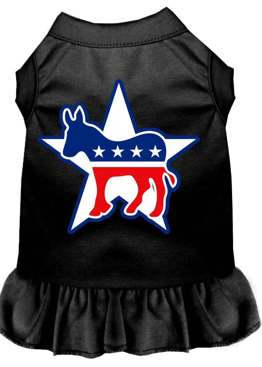 Democrat-Screen-Print-Dress-Black-Xxxl-GreatEagleInc-319264191
