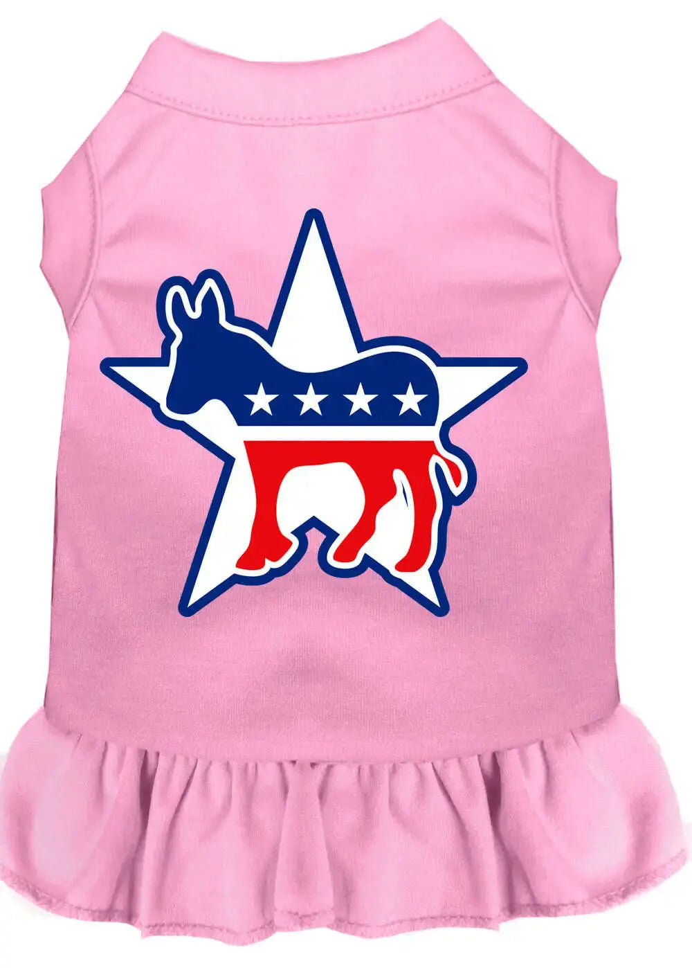 Democrat-Screen-Print-Dress-Light-Pink-Xxl-GreatEagleInc-319264789