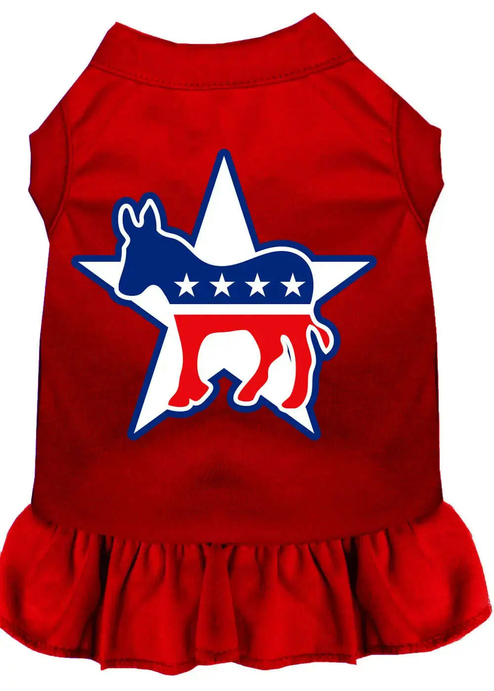 Democrat-Screen-Print-Dress-Red-Xxxl-GreatEagleInc-319263680