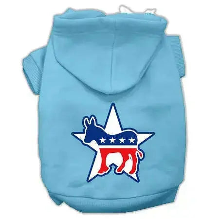 Democrat-Screen-Print-Pet-Hoodies-Baby-Blue-Size-Xl-GreatEagleInc-318669730