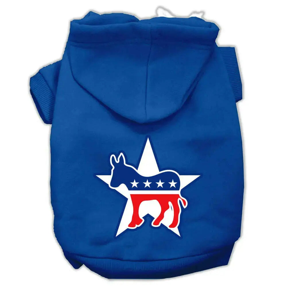 Democrat-Screen-Print-Pet-Hoodies-Blue-Size-Lg-GreatEagleInc-319738785