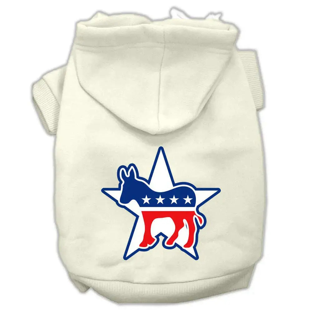 Democrat-Screen-Print-Pet-Hoodies-Cream-Size-Sm-GreatEagleInc-319737060