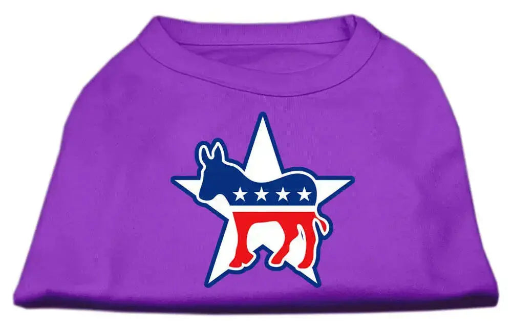 Democrat-Screen-Print-Shirts-Purple-L-GreatEagleInc-319005354