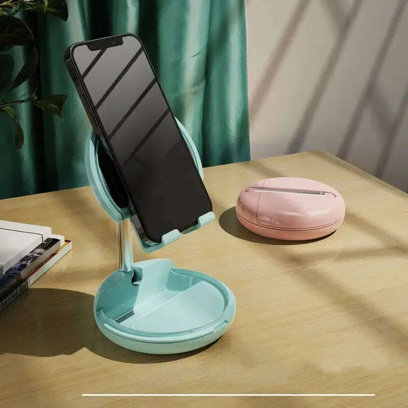 Desktop-Mobile-Phone-Stand-Makeup-Mirror-Mobile-Phone-Tablet-Universal-Stand-Creative-Telescopic-Folding-Lazy-Net-Red-Stand-GreatEagleInc-333996084