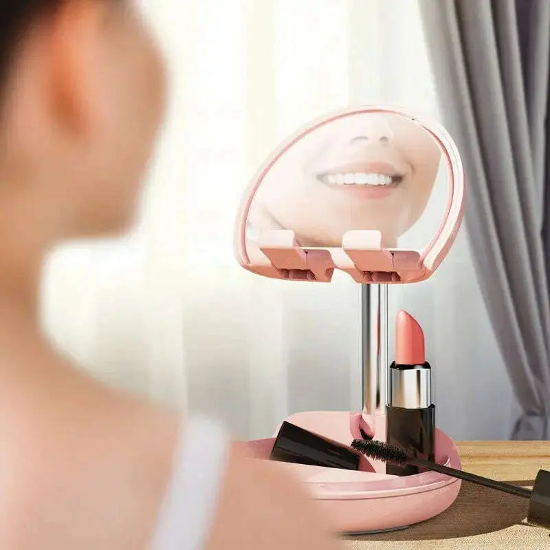 Desktop-Mobile-Phone-Stand-Makeup-Mirror-Mobile-Phone-Tablet-Universal-Stand-Creative-Telescopic-Folding-Lazy-Net-Red-Stand-GreatEagleInc-333996269