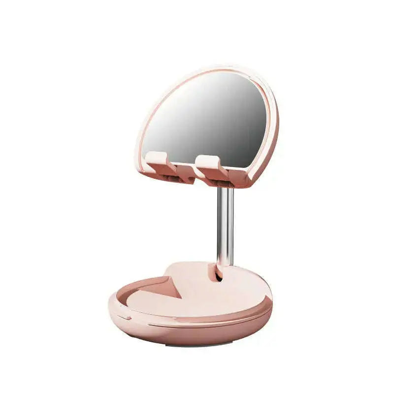 Desktop-Mobile-Phone-Stand-Makeup-Mirror-Mobile-Phone-Tablet-Universal-Stand-Creative-Telescopic-Folding-Lazy-Net-Red-Stand-GreatEagleInc-333996416